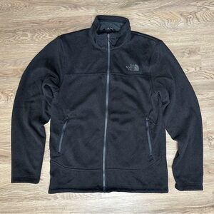 North Face Full Zip Black Fleece Jacket